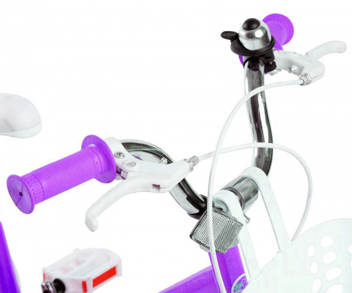 Bicicleta copii 12" VELORS Unicorn, varsta 2-4 ani [5]