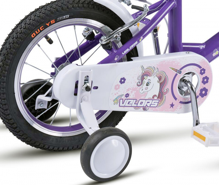Bicicleta copii 12" VELORS Unicorn, varsta 2-4 ani [6]