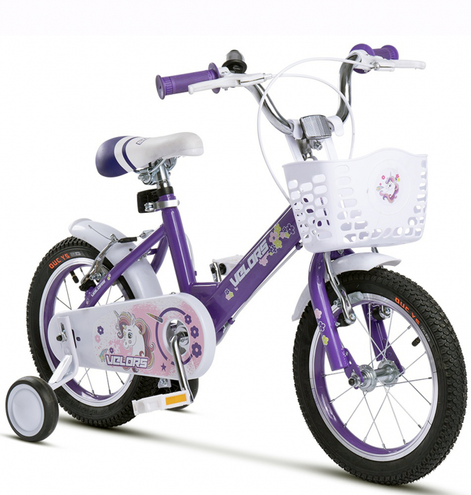 Bicicleta copii 12" VELORS Unicorn, varsta 2-4 ani [2]