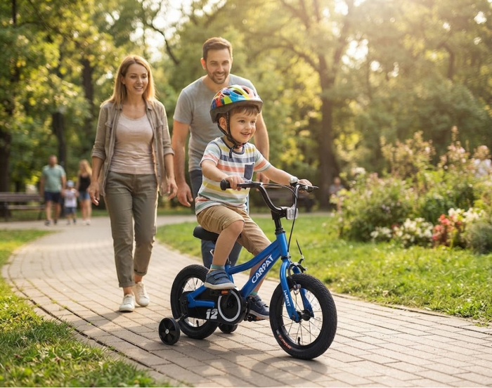 Bicicleta copii 14" CARPAT Fun, cadru otel, frane V-Brake/torpedo, varsta 3-5 ani  [11]