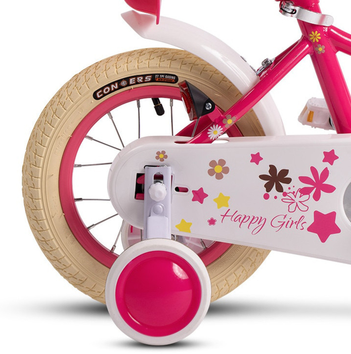 Bicicleta copii 14" CARPAT Happy Girl, frane V-Brake/torpedo, varsta 3-5 ani  [6]
