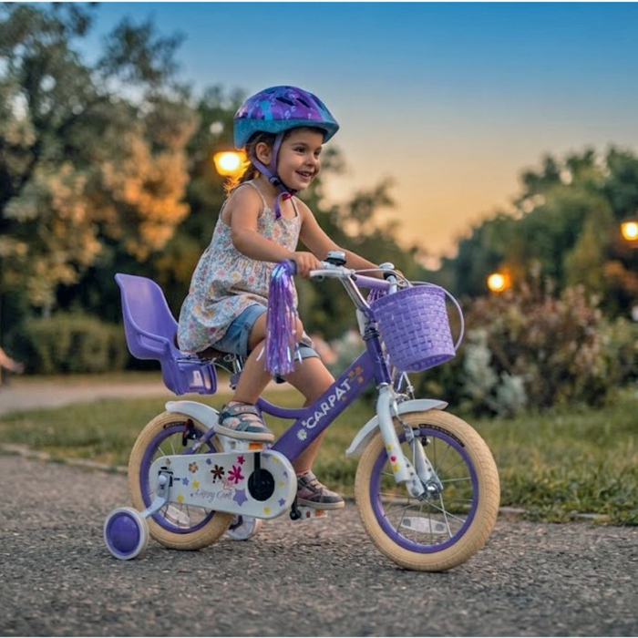 Bicicleta copii 14" CARPAT Happy Girl, frane V-Brake/torpedo, varsta 3-5 ani  [12]