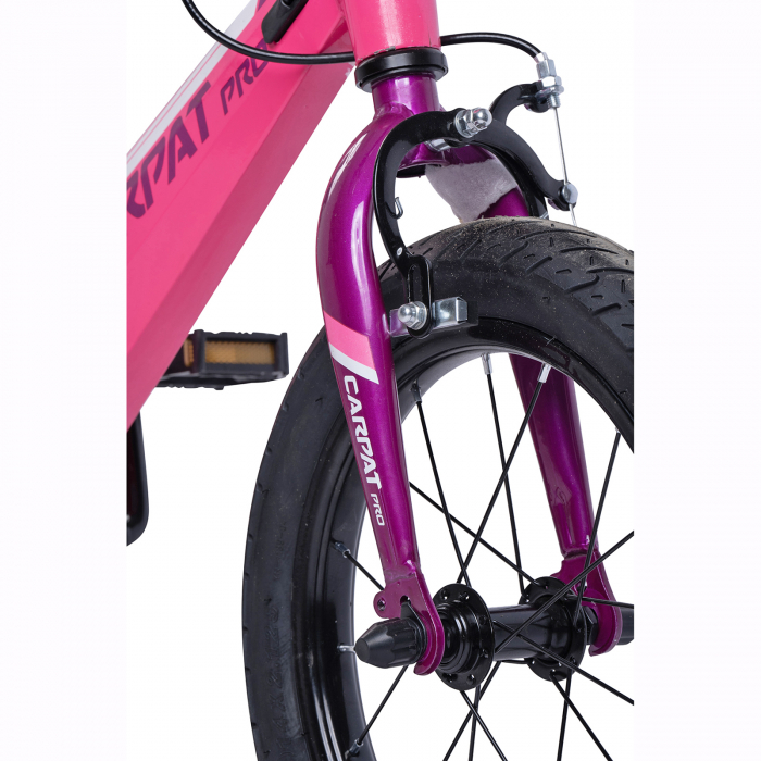 Bicicleta copii 14" CARPAT Pro 14122, cadru aluminiu, frane V-Brake/tambur, varsta 3-5 ani [4]