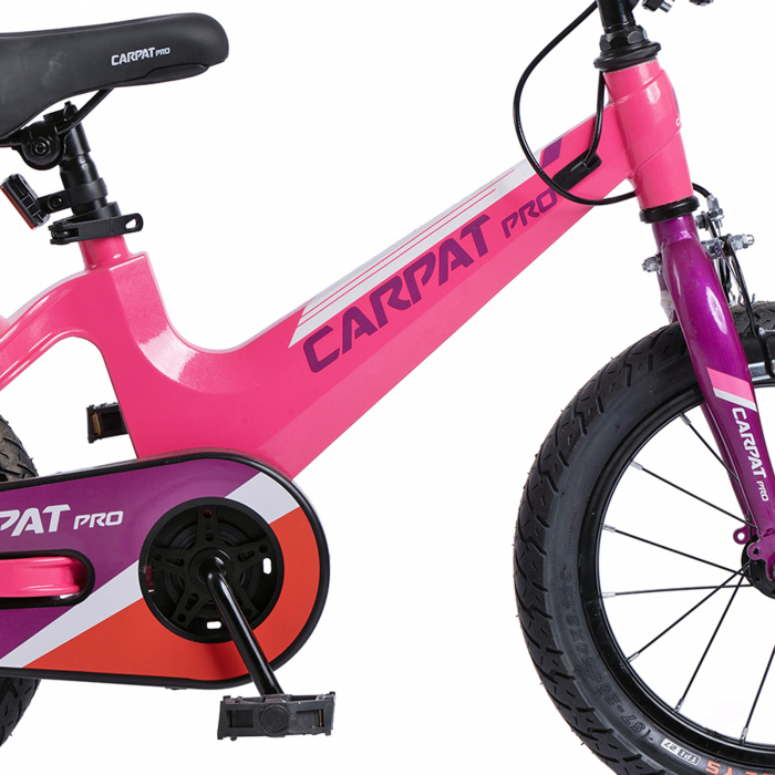 Bicicleta copii 14" CARPAT Pro 14122, cadru aluminiu, frane V-Brake/tambur, varsta 3-5 ani [8]