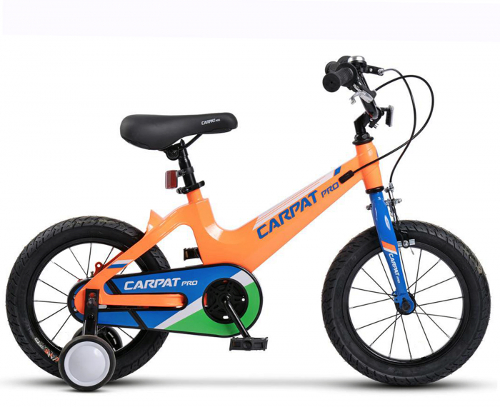 Bicicleta copii 14" CARPAT Pro 14122, cadru aluminiu, frane V-Brake/tambur, varsta 3-5 ani [2]