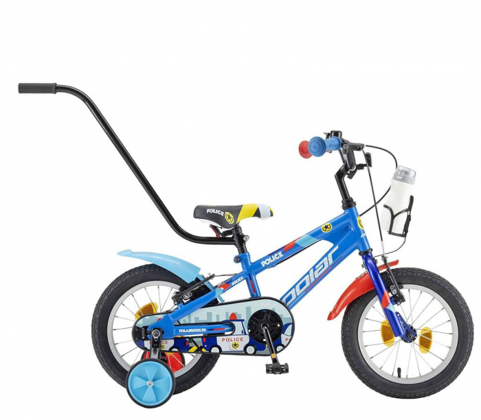 Bicicleta copii 14" POLAR Junior Dino, verde, varsta 3-5 ani [2]