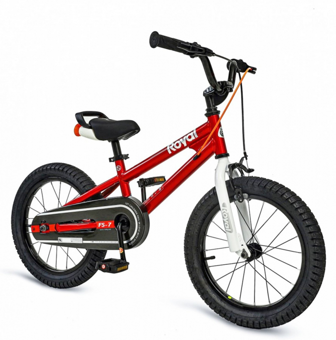 Bicicleta copii 14" ROYAL BABY Freestyle 7.0 NF, albastru, varsta 3-5 ani [1]