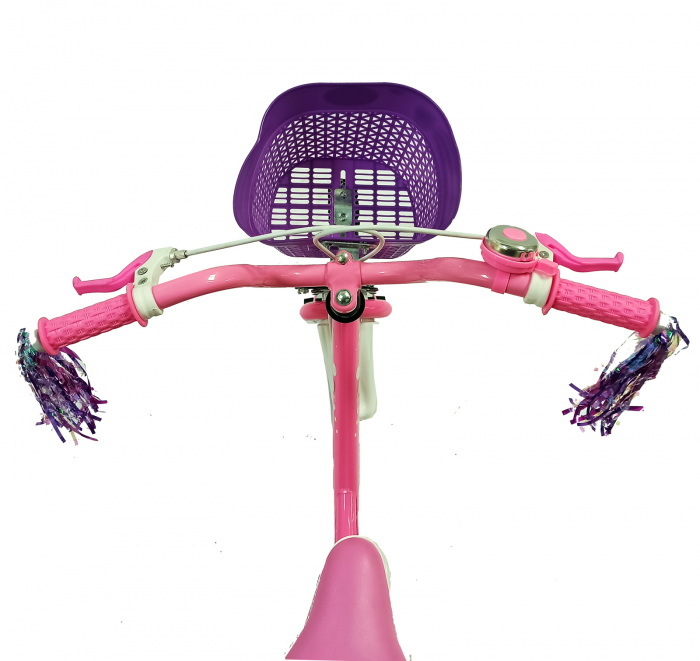 Bicicleta copii 16" BR Jasmine, mov, varsta 4-6 ani [5]
