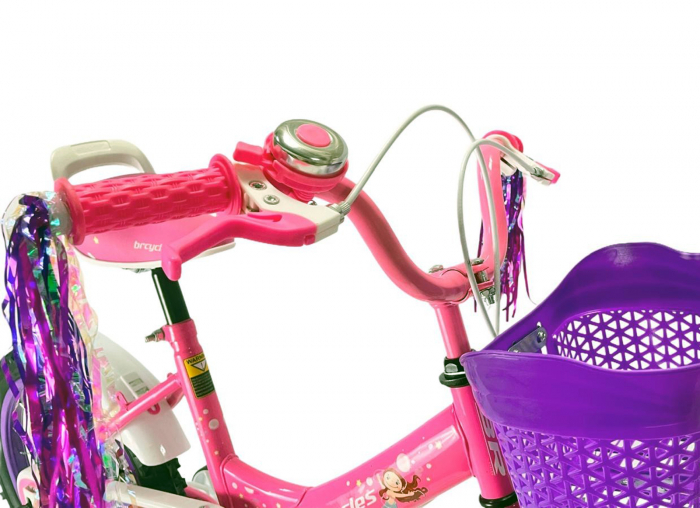 Bicicleta copii 16" BR Jasmine, mov, varsta 4-6 ani [4]