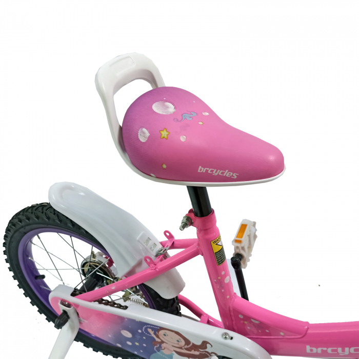 Bicicleta copii 16" BR Jasmine, mov, varsta 4-6 ani [7]