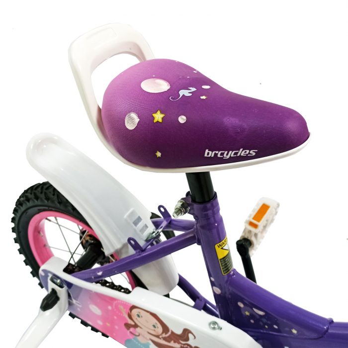 Bicicleta copii 16" BR Jasmine, mov, varsta 4-6 ani [8]