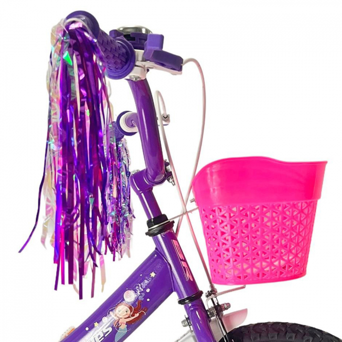Bicicleta copii 16" BR Jasmine, mov, varsta 4-6 ani [4]