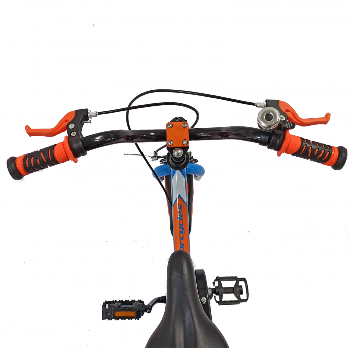Bicicleta copii 12" BR Jasper, albastru/portocaliu, varsta 2-4 ani [4]