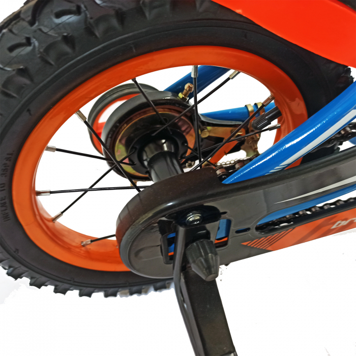 Bicicleta copii 16" BR Jasper, albastru/portocaliu, varsta 4-6 ani [6]