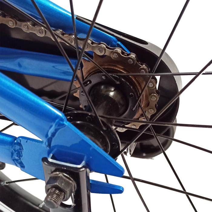 Bicicleta copii 16" BR Kids Sports, mov, varsta 4-6 ani [8]