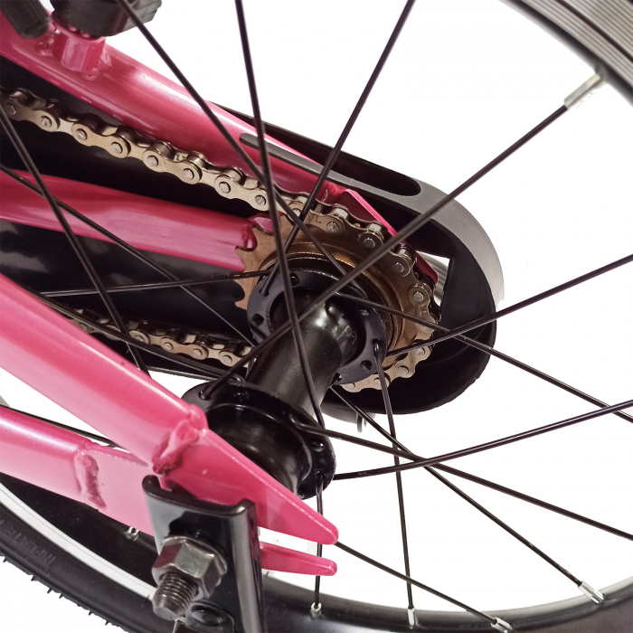 Bicicleta copii 16" BR Kids Sports, mov, varsta 4-6 ani [8]