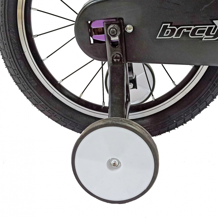 Bicicleta copii 16" BR Kids Sports, mov, varsta 4-6 ani [9]