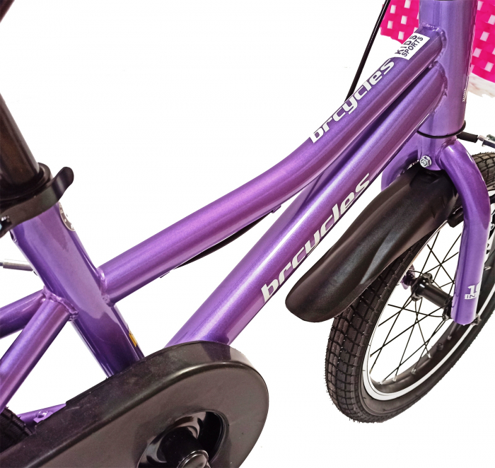 Bicicleta copii 16" BR Kids Sports, mov, varsta 4-6 ani [12]