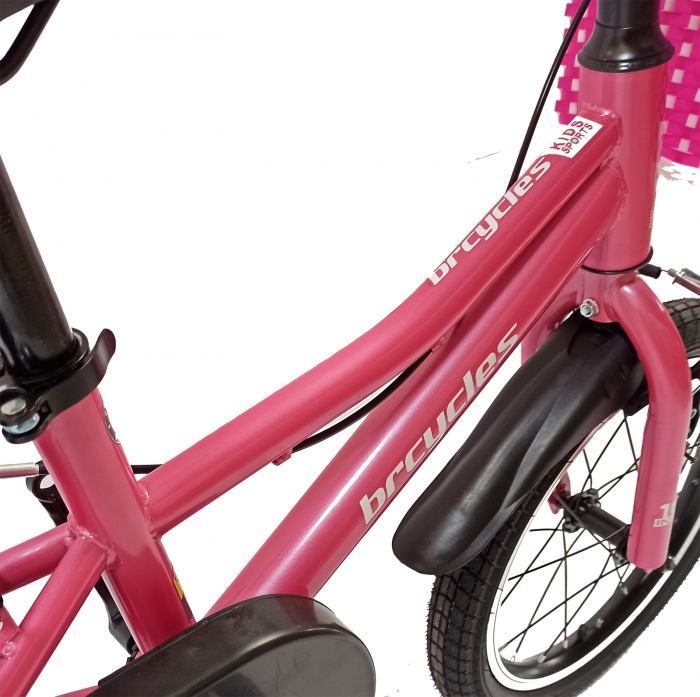 Bicicleta copii 16" BR Kids Sports, mov, varsta 4-6 ani [12]