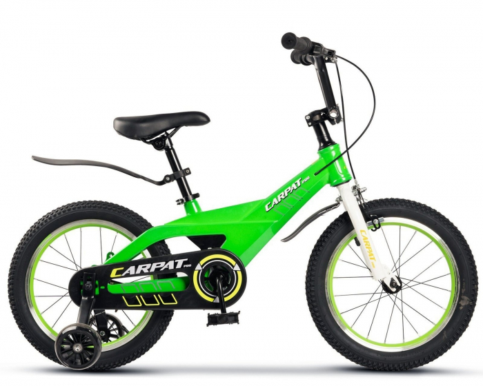 Bicicleta copii 16" CARPAT Pro 16119, cadru aluminiu, frane V-Brake/tambur, varsta 4-6 ani [2]