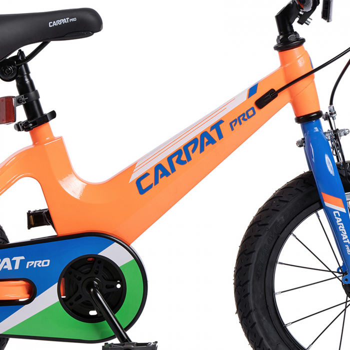 Bicicleta copii 16" CARPAT Pro 16122, cadru aluminiu, frane V-Brake/tambur, varsta 4-6 ani [9]