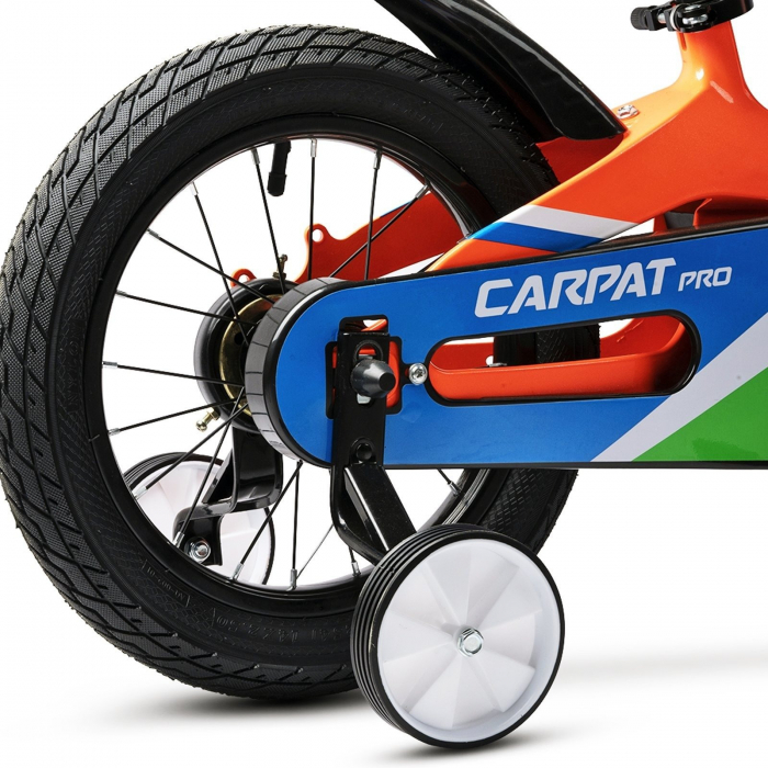 Bicicleta copii 16" CARPAT Pro 16122, cadru aluminiu, frane V-Brake/tambur, varsta 4-6 ani [6]