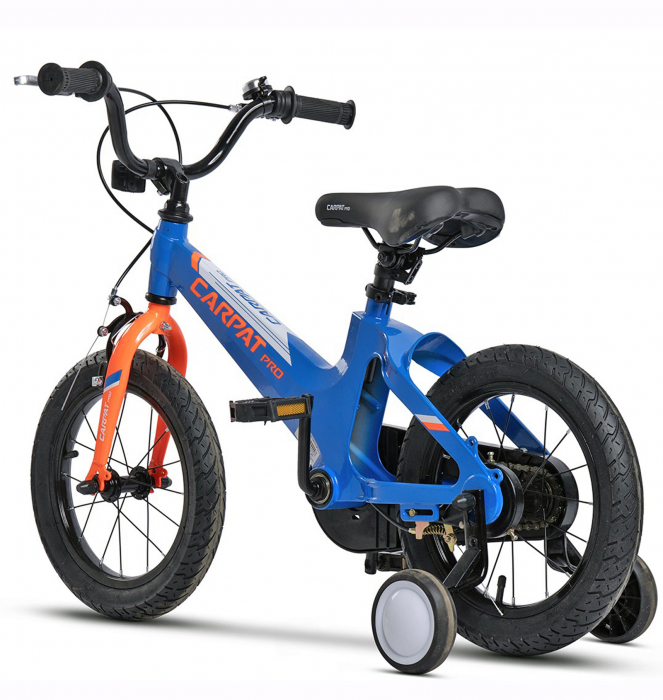 Bicicleta copii 16" CARPAT Pro 16122, cadru aluminiu, frane V-Brake/tambur, varsta 4-6 ani [3]