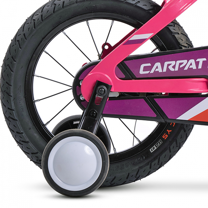Bicicleta copii 16" CARPAT Pro 16122, cadru aluminiu, frane V-Brake/tambur, varsta 4-6 ani [6]