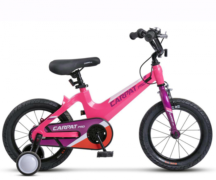 Bicicleta copii 16" CARPAT Pro 16122, cadru aluminiu, frane V-Brake/tambur, varsta 4-6 ani [2]