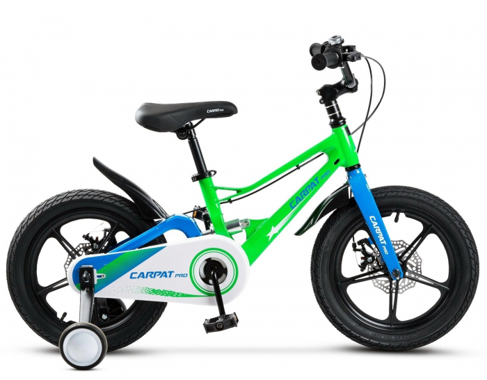 Bicicleta copii 16" CARPAT Pro 16144, cadru aluminiu full-suspension, jante magneziu, varsta 4-6 ani [2]