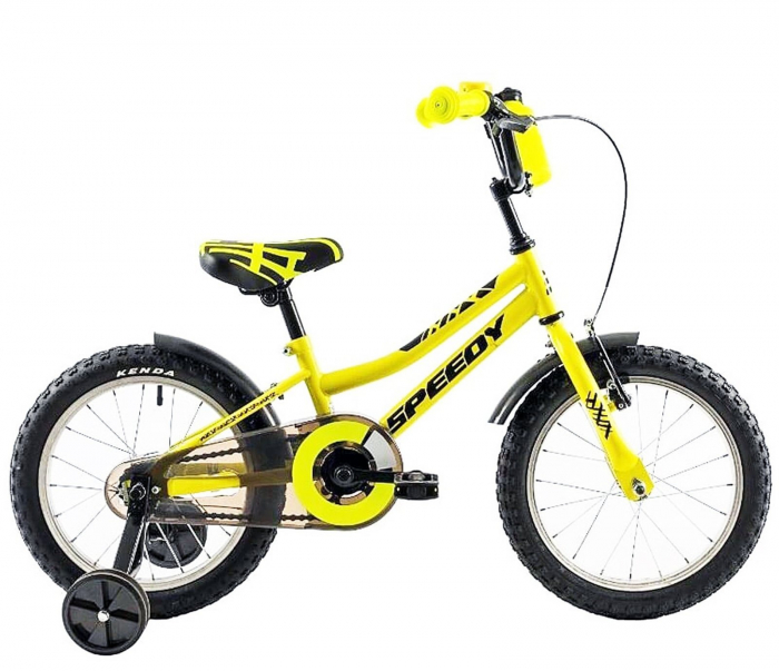 Bicicleta copii 16" DHS Speedy 1601, albastru, varsta 4-6 ani [1]