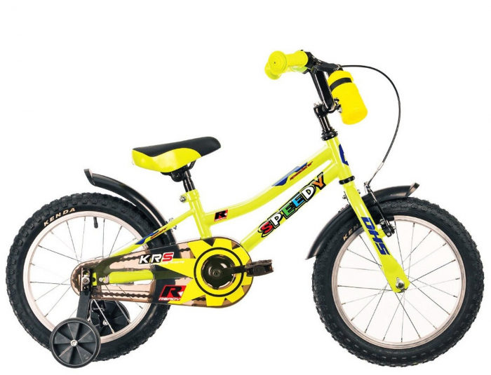 Bicicleta copii 16" DHS Speedy 1601, albastru, varsta 4-6 ani [1]