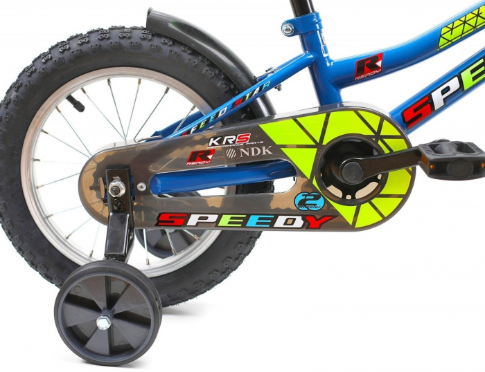 Bicicleta copii 16" DHS Speedy 1601, albastru, varsta 4-6 ani [3]