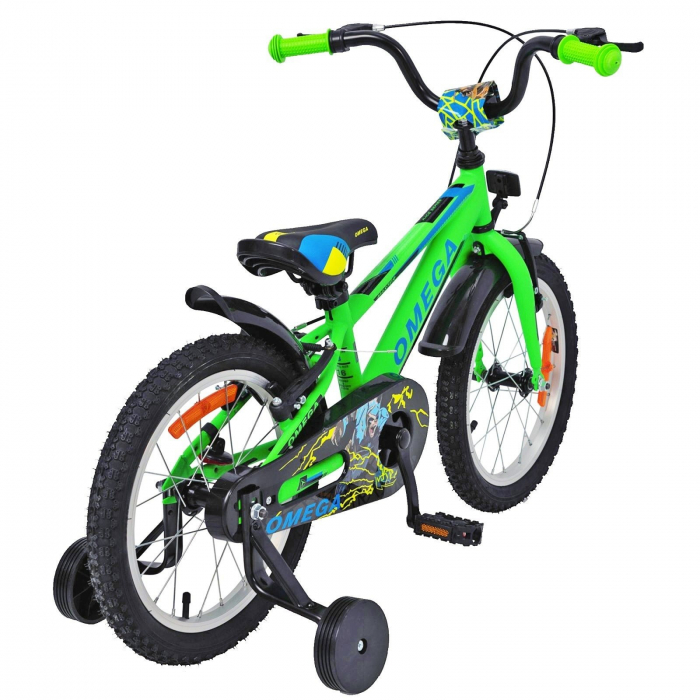 Bicicleta copii 16" OMEGA Master alb, varsta 4-6 ani [3]