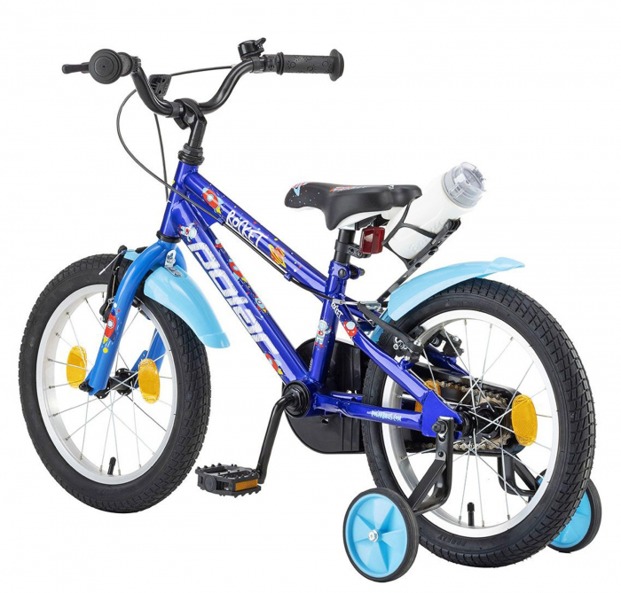 Bicicleta copii 16" POLAR Junior Dino, verde, varsta 4-6 ani [3]