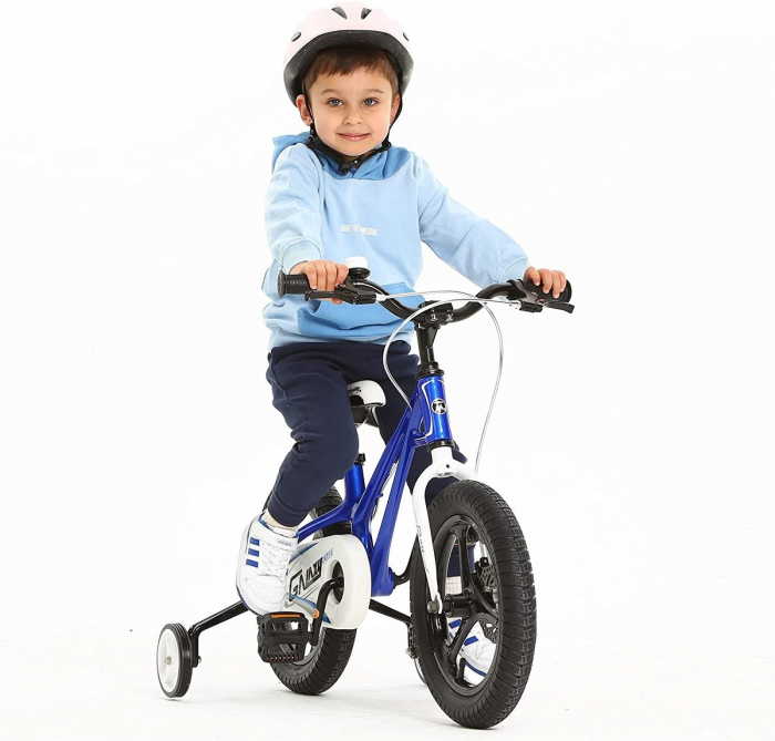 Bicicleta copii 16" ROYAL BABY ChipMunk Galaxy, cadru si roti magneziu, frane disc, roz, varsta 4-6 ani [6]