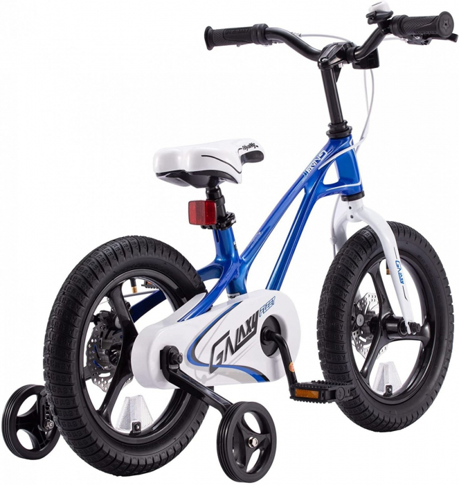 Bicicleta copii 16" ROYAL BABY ChipMunk Galaxy, cadru si roti magneziu, frane disc, roz, varsta 4-6 ani [2]