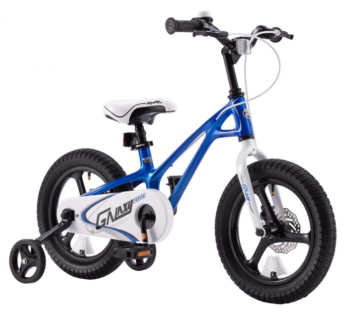 Bicicleta copii 16" ROYAL BABY ChipMunk Galaxy, cadru si roti magneziu, frane disc, roz, varsta 4-6 ani [1]
