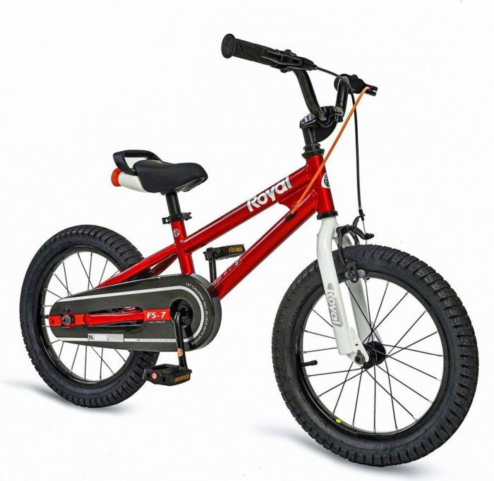 Bicicleta copii 16" ROYAL BABY Freestyle 7.0 NF, rosu, varsta 4-6 ani [1]