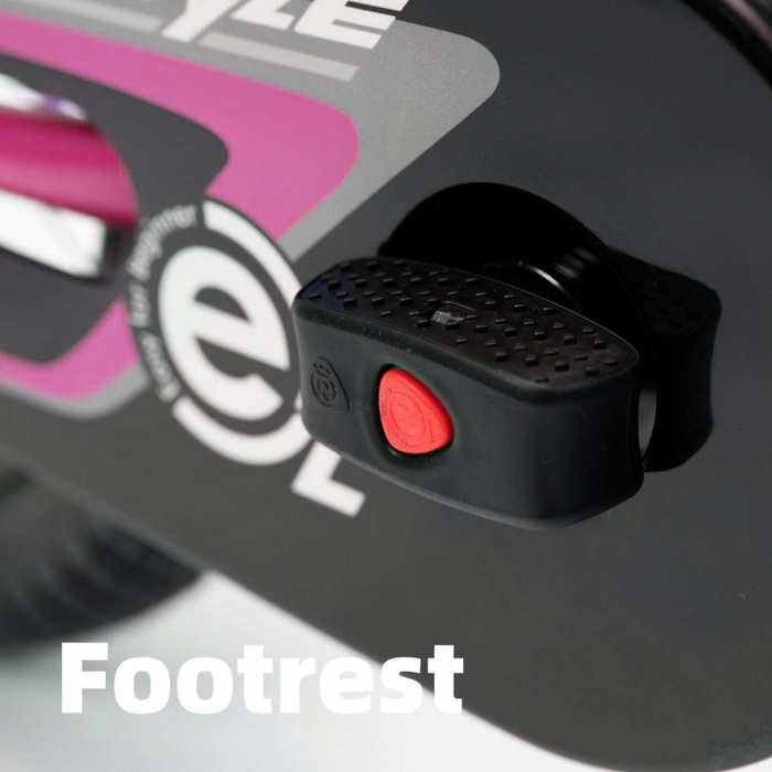 Bicicleta copii 16" ROYAL BABY Freestyle EZ, pedalier detasabil/suport picioare, negru/galben, varsta 4-6 ani [5]