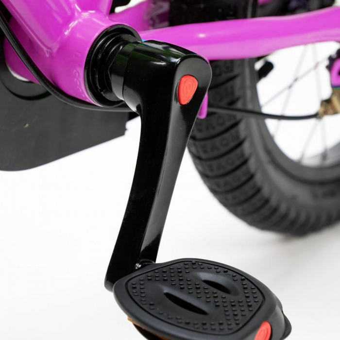 Bicicleta copii 16" ROYAL BABY Freestyle EZ, pedalier detasabil/suport picioare, negru/galben, varsta 4-6 ani [6]