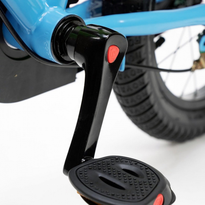 Bicicleta copii 16" ROYAL BABY Freestyle EZ, pedalier detasabil/suport picioare, negru/galben, varsta 4-6 ani [6]