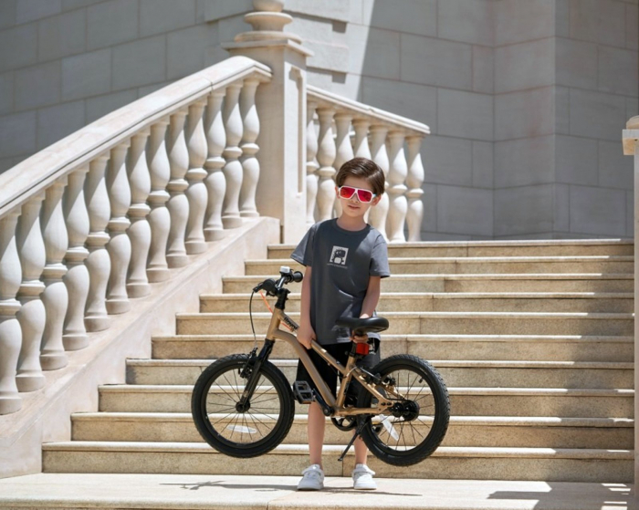 Bicicleta copii 16" ROYAL BABY Kable-Belt, cadru aluminiu SuperLight, transmisie pe curea, albastru,  varsta 4-6 ani [6]