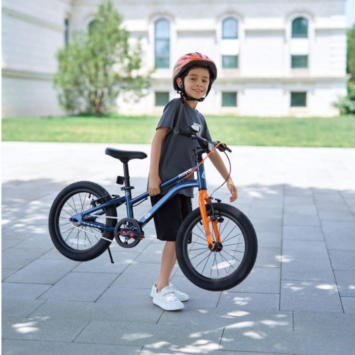 Bicicleta copii 16" ROYAL BABY Kable-EZ, cadru aluminiu, albastru, varsta 4-6 ani [6]