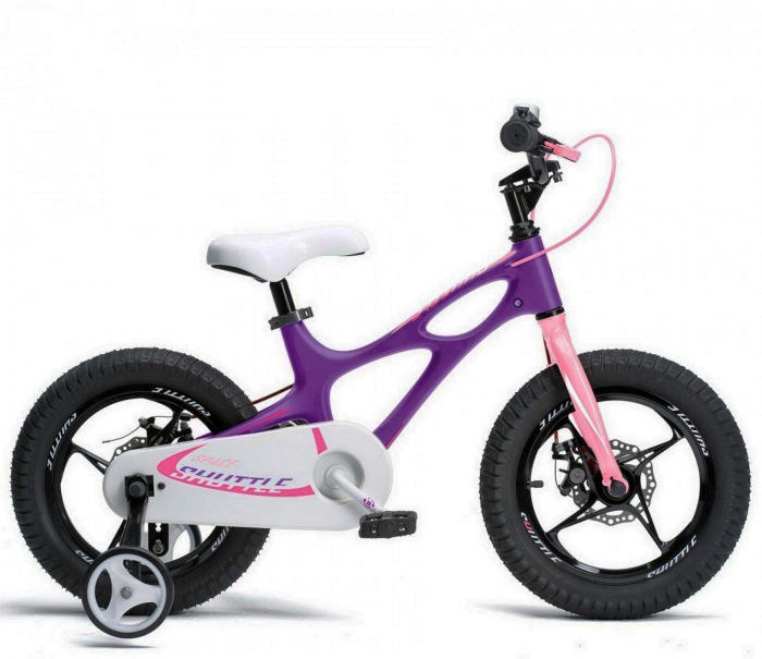 Bicicleta copii 16" ROYAL BABY Space Shuttle, cadru si roti magneziu, negru, varsta 4-6 ani [2]