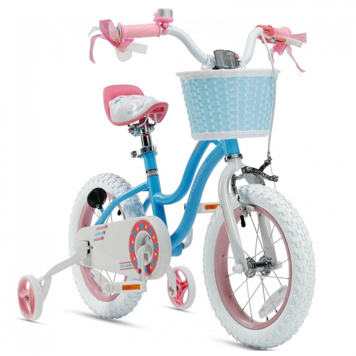 Bicicleta copii 16" ROYAL BABY Star Girl, roz, varsta 4-6 ani [1]