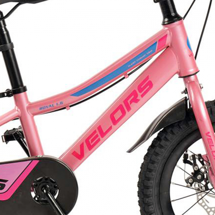 Bicicleta copii 16" VELORS Royal 1.6, frane disc, varsta 4-6 ani [11]