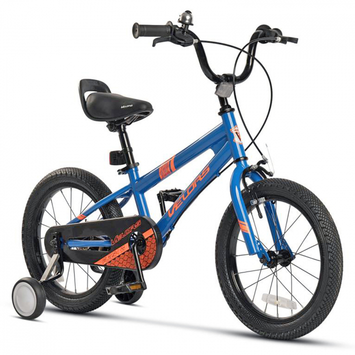 Bicicleta copii 16" VELORS Flash V1603B, varsta 4-6 ani [1]