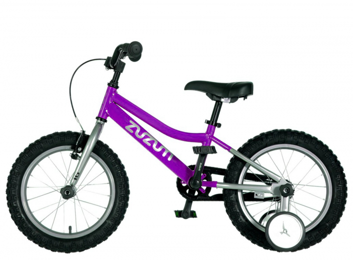 Bicicleta copii 16" ZUZUM Bella, mov/argintiu, varsta 4-6 ani [4]
