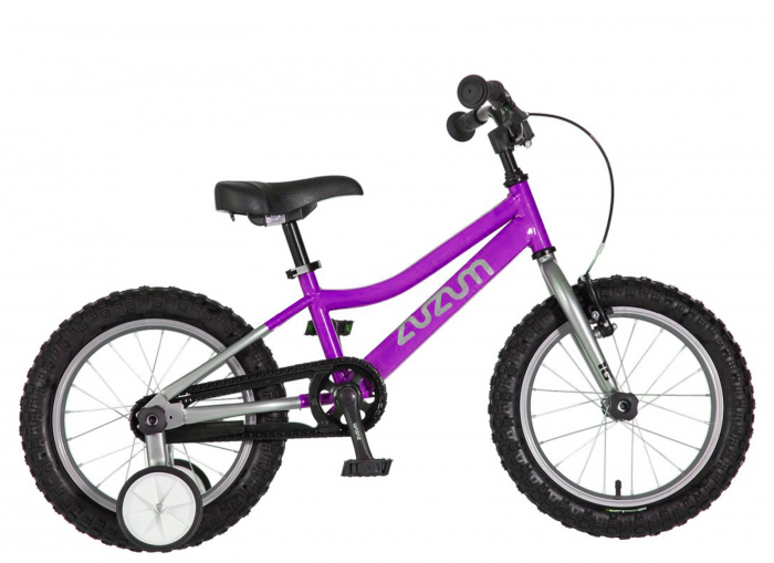 Bicicleta copii 16" ZUZUM Bella, mov/argintiu, varsta 4-6 ani [3]